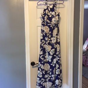 Blue maxi dress